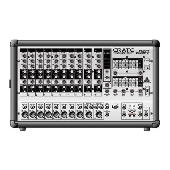 Crate Audio PM62S Manuals