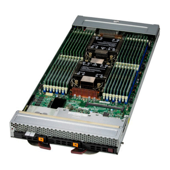 Supermicro SuperBlade SBI-621E-1C3N User Manual