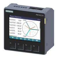 Siemens SENTRON PAC4220 Manual