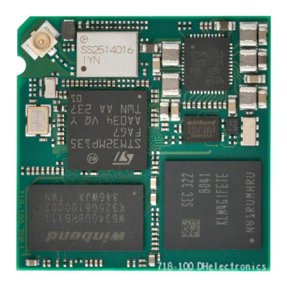 DH electronics DHCOR STM32MP13 User Manual