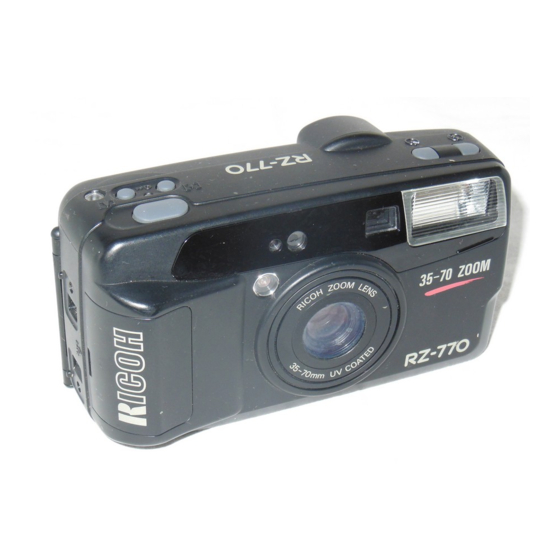 Ricoh RZ-770 Owner's Manual