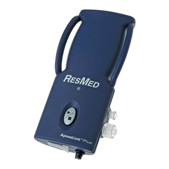 ResMed ApneaLink Plus Quick Setup Manual
