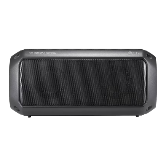 LG PK3L Portable Bluetooth Speaker Manuals