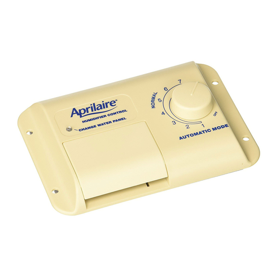 Aprilaire 56 Operating Instructions