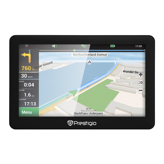 Prestigio GEOVISION 5056 Manual