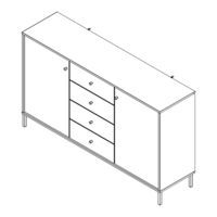 Dedeman CORREZE 3K4F UP 01523 Assembling Instruction