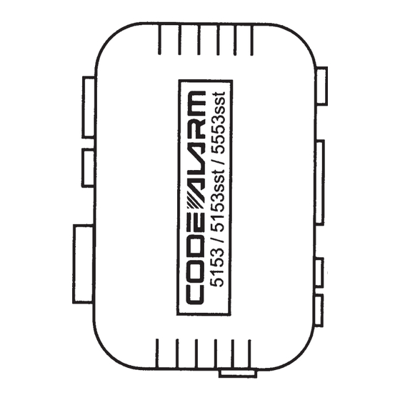 Code Alarm ca5553sst Installation Manual