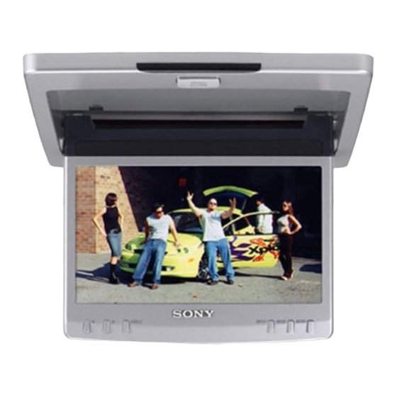 Sony XVM-R75 Operating Instructions Manual