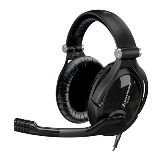 Sennheiser Headphone PC 350 Brochure