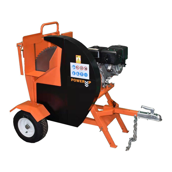 User Manuals: MDL POWERUP 15HP Petrol Log Saw