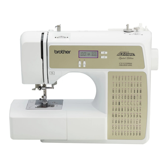 Brother CS7130 Operation Manual