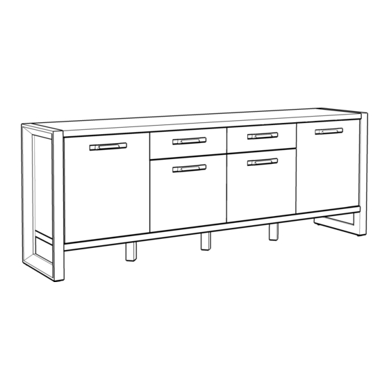 Evan furniture URBINO DR1 Assembly Instruction Manual