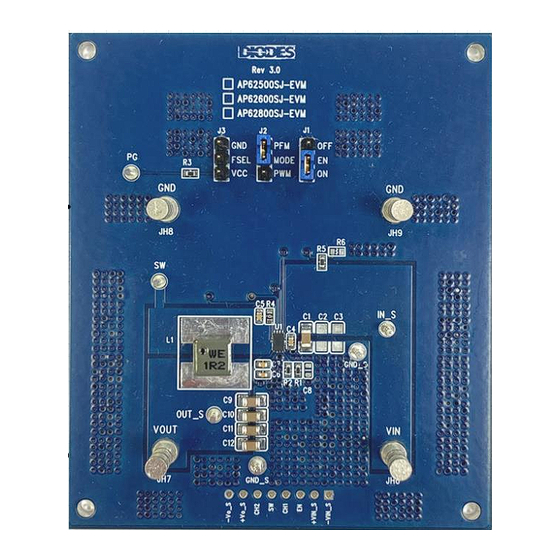 Diodes AP62800SJ Manuals
