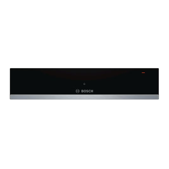 Bosch BIC510N 0B Series User Manual And Installation Instructions