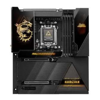 MSI MEG X870E GODLIKE User Manual