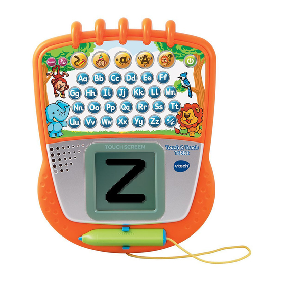 VTECH WRITE LEARN TOUCH TABLET USER MANUAL Pdf Download ManualsLib