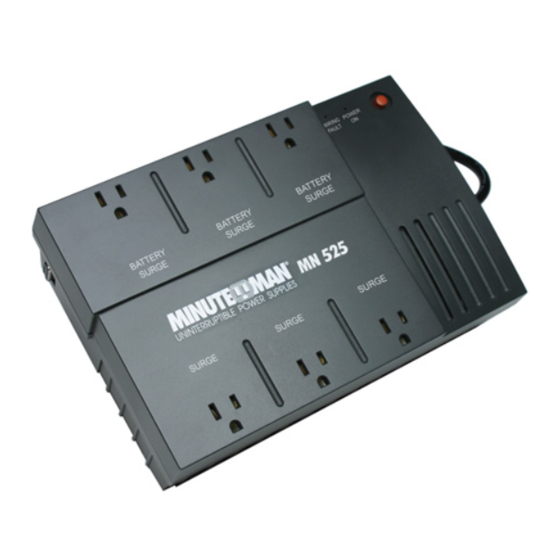 Minuteman MN 325 User Manual