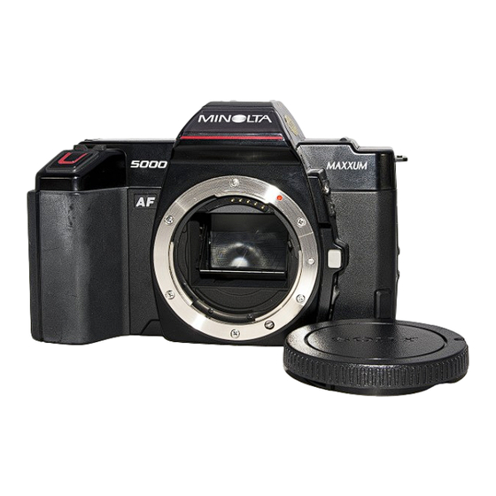 Minolta Maxxum 5000 Owner's Manual