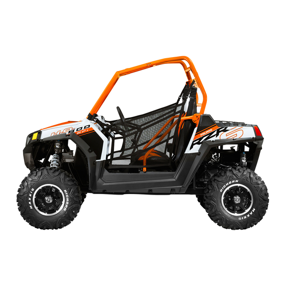 Polaris 2013 RANGER RZR S Service Manual