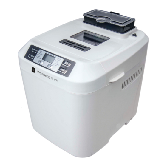 Wolfgang Puck BBME0070 Bread Maker Use And Care Manual PDF View/Download