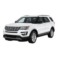 Ford 2017 EXPLORER Quick Reference Manual