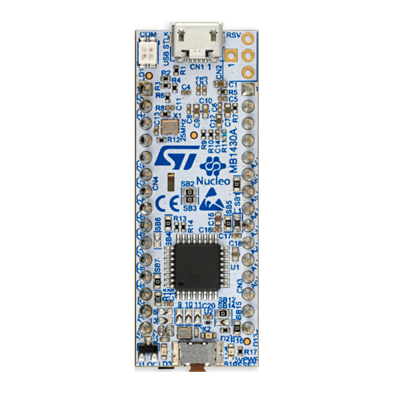 ST STM32G4 Nucleo-32 User Manual