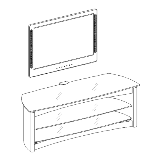 Bayside Furnishings Vision 3-in-1 TV Console Assembly Manual