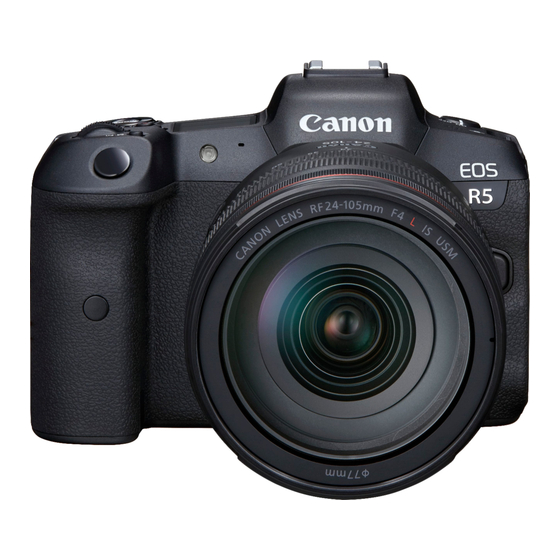 Canon EOS R5 Manuals