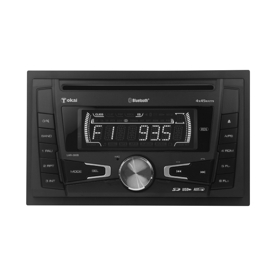 User Manuals: Tokai LAR-380 B Car Radio