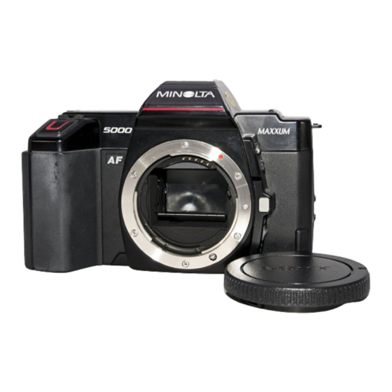 Minolta MAXXUM 5000 Manual