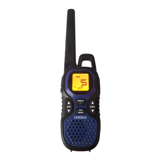 Uniden GMR3040-3CK Instructions