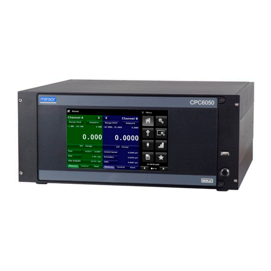 mensor CPC6050 Operating Instructions Manual