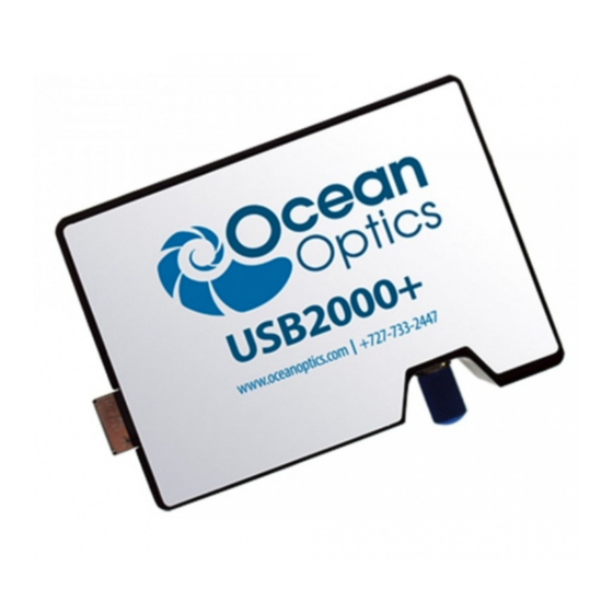 Ocean Optics USB2000 Manuals