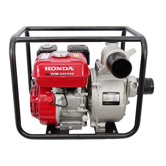 Honda WB20XM Owner's Manual