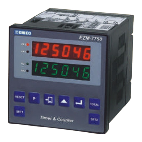 EMKO EZM-7750 Instruction Manual