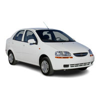 Chevrolet 2004 Aveo Owner's Manual
