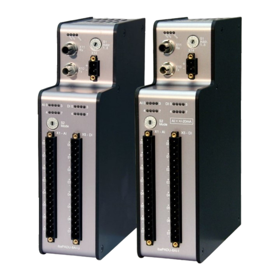 IBA ibaPADU-8AI-U Manual