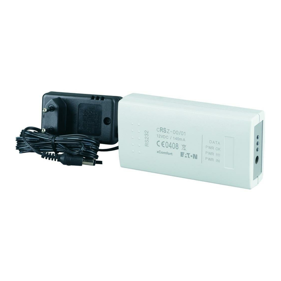Eaton xComfort CRSZ-00/01 Assembly Instructions
