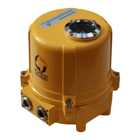 Radius EW 350 Installation, Maintenance And Operation Manual