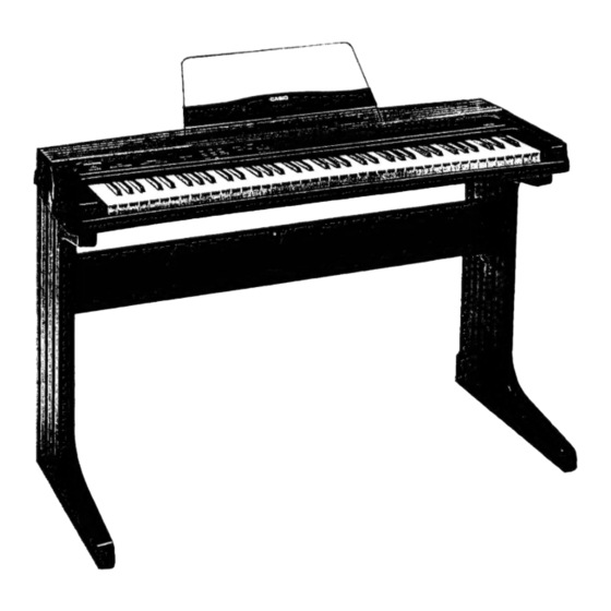 Casio Piano Sound CPS-50 Manuals