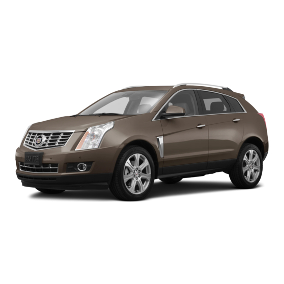 Cadillac 2015 SRX Owner's Manual