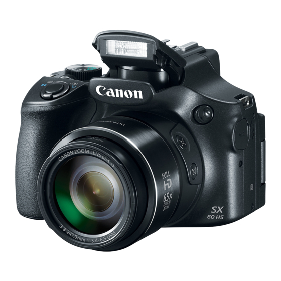 Canon PowerShot SX60 HS Getting Started