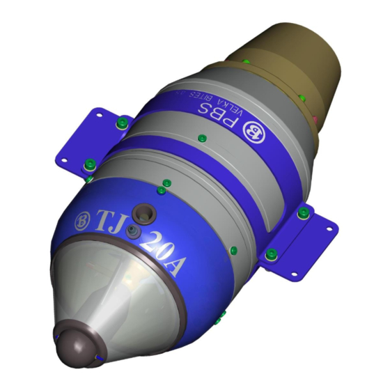 Velká Bíteš Turbojet Engine TJ20A Operation And Maintenance Manual