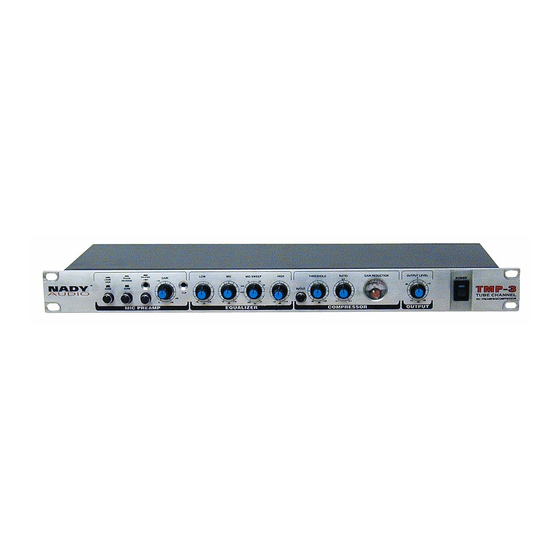 Nady Audio TMP-3 Owner's Manual