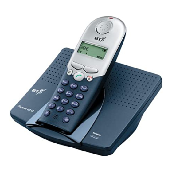 BT Diverse 4010 Classic User Manual