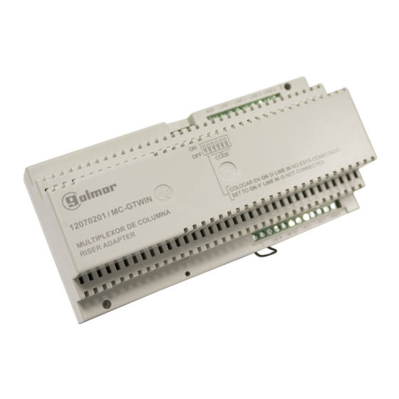 golmar GTWIN User's And Installer's Manual