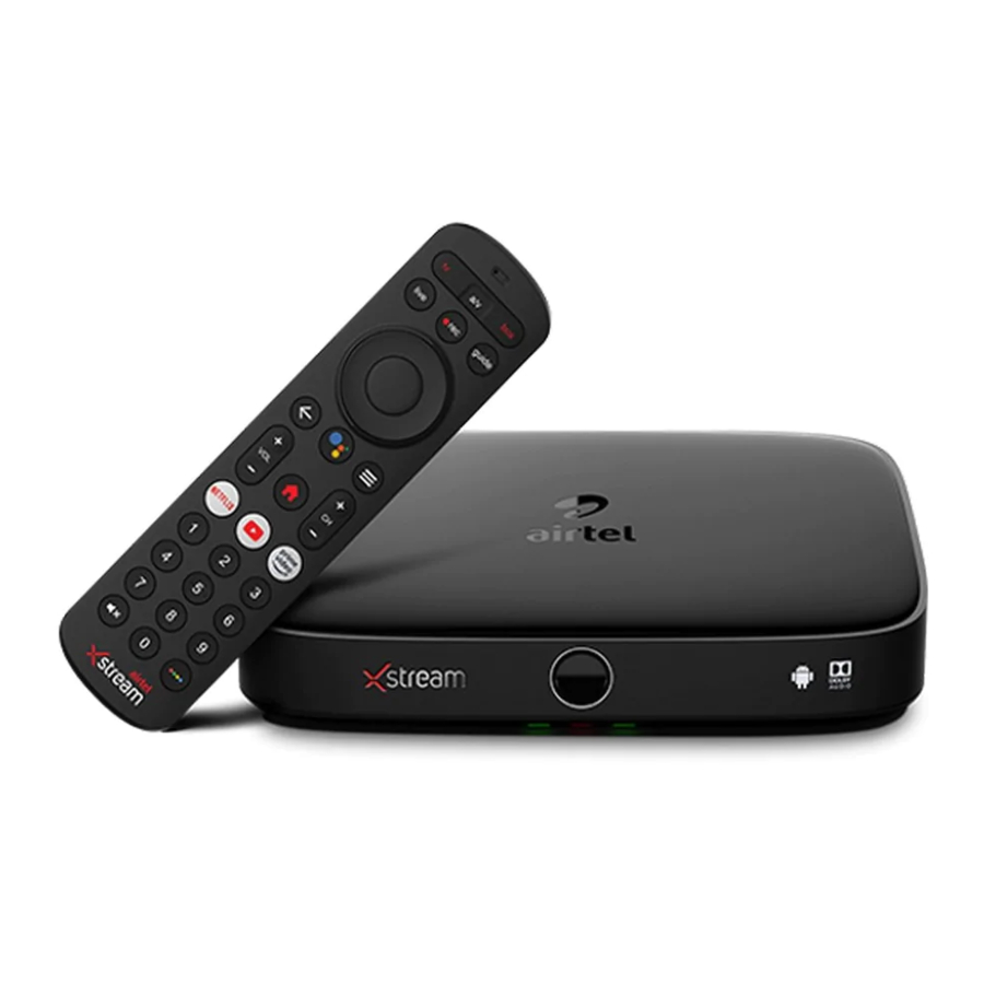 Airtel Xstream User Manual