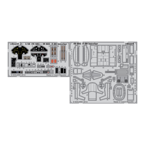 Eduard F-80 interior S.A. Manual