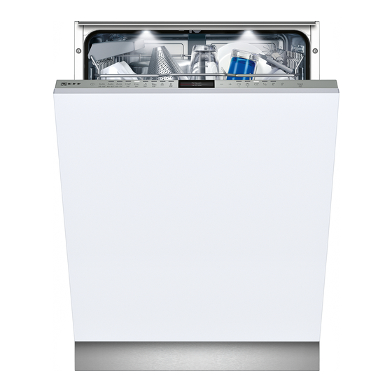 NEFF S717P80X1E Integrated Dishwasher Manuals