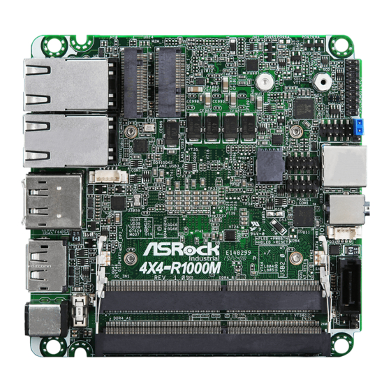 ASRock Industrial 4X4-R1000M User Manual